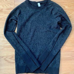 Heather Black Lululemon Long Sleeve | Size 2